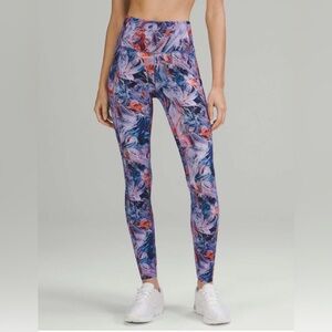 lululemon athletica Purple Multicolor High-Rise Leggings